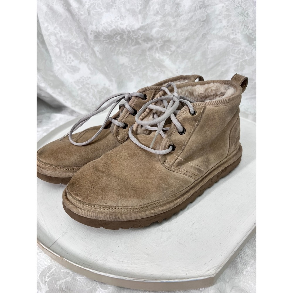 UGG Neumel Chestnut Tan Suede Lace Up Ankle Chukka Boots 1094269 Womens 8